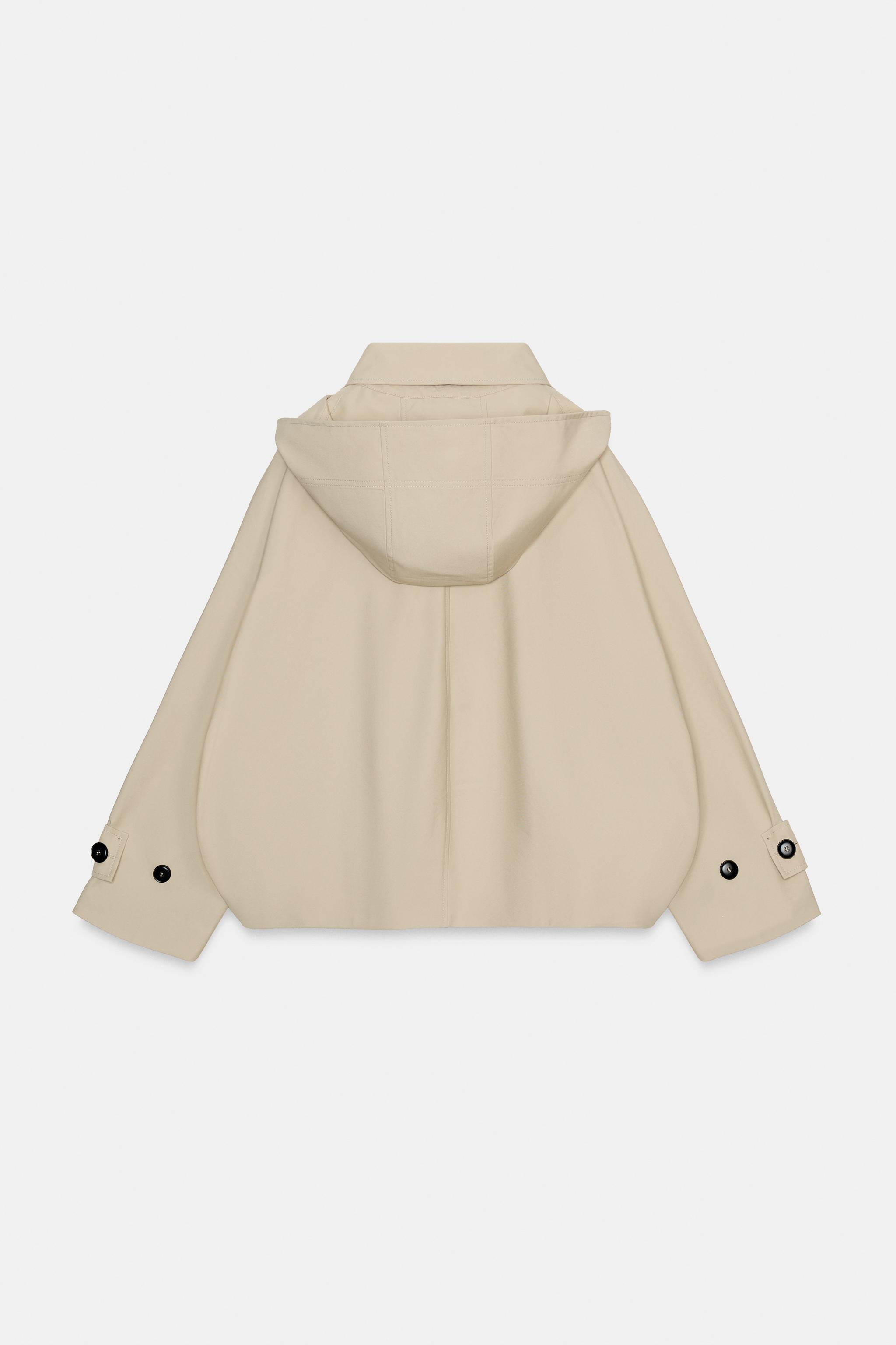 SHORT WATER REPELLENT TRENCH COAT ZW COLLECTION